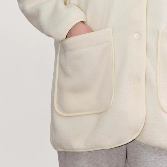 Everlane Cozy Oversize Teddy Liner Jacket XL - Picture 3 of 10